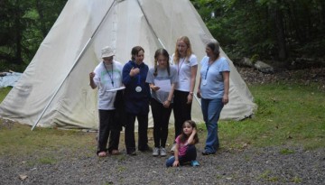 family camp singing