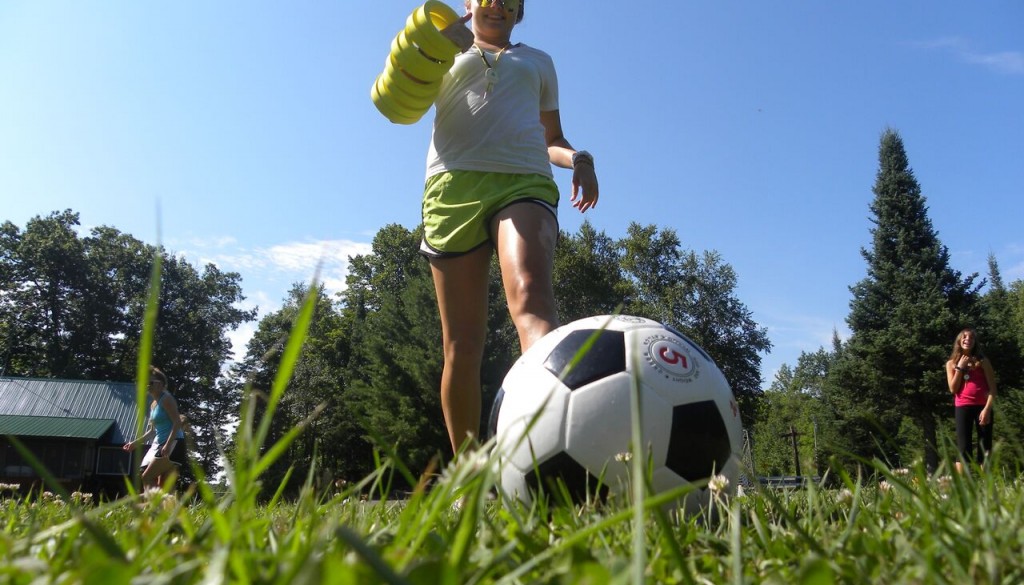 soccer at camp