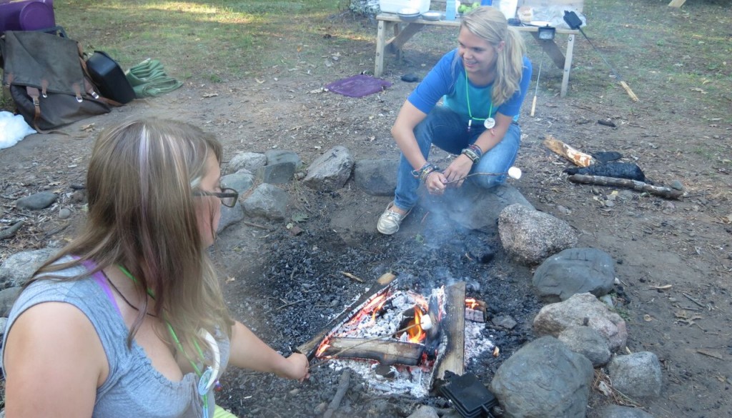 WeHaKee Campers Roasting Marshmallows