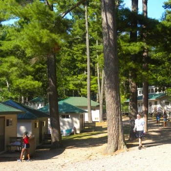 Cabins at WeHaKee Camp for Girls