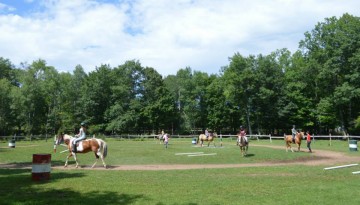 WeHaKee Camp for Girls Equestrian area