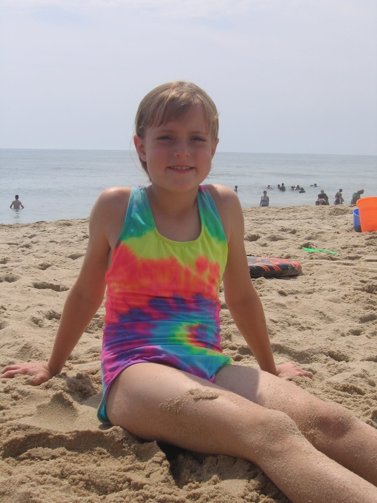 WeHaKee Camp for Girls Staff: Tara as a child at the beach