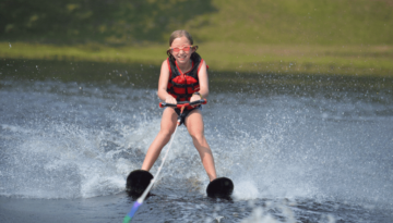 WeHaKee Camp For Girls Camper Water Skiing
