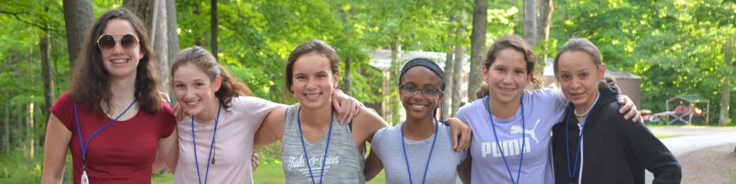 WeHaKee Camp for Girls campers on opening day. Benefits of going to camp at Wehakee.