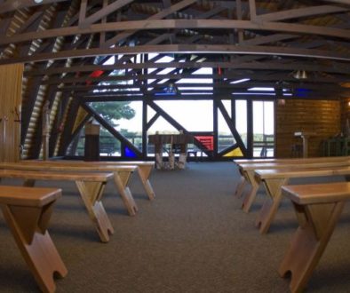 Planning for camp in the Chapel.